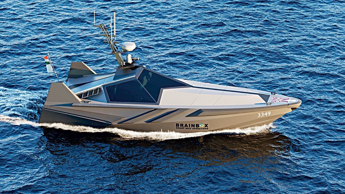 Brainbox Smart Ship Operations unmanned surface vessel featured by India Today